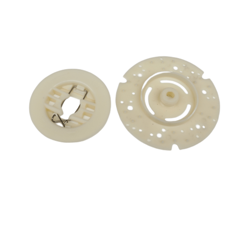 Brush and pad driver locator coupling set compatible with Karcher BD 50/50 separated components