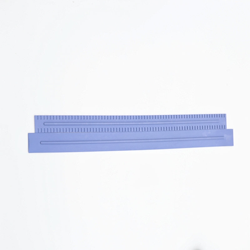 Blue squeegee blade set compatible with Karcher BD 50/50 floor scrubber alternate view