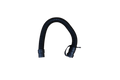 Expandable recovery tank drain hose compatible with Tennant T3 and T3e, 38 mm inner diameter